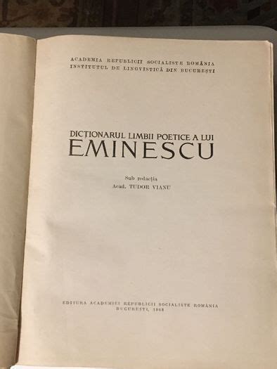 tudor vianu dictionarul limbi bucuresti|tudor vianu.